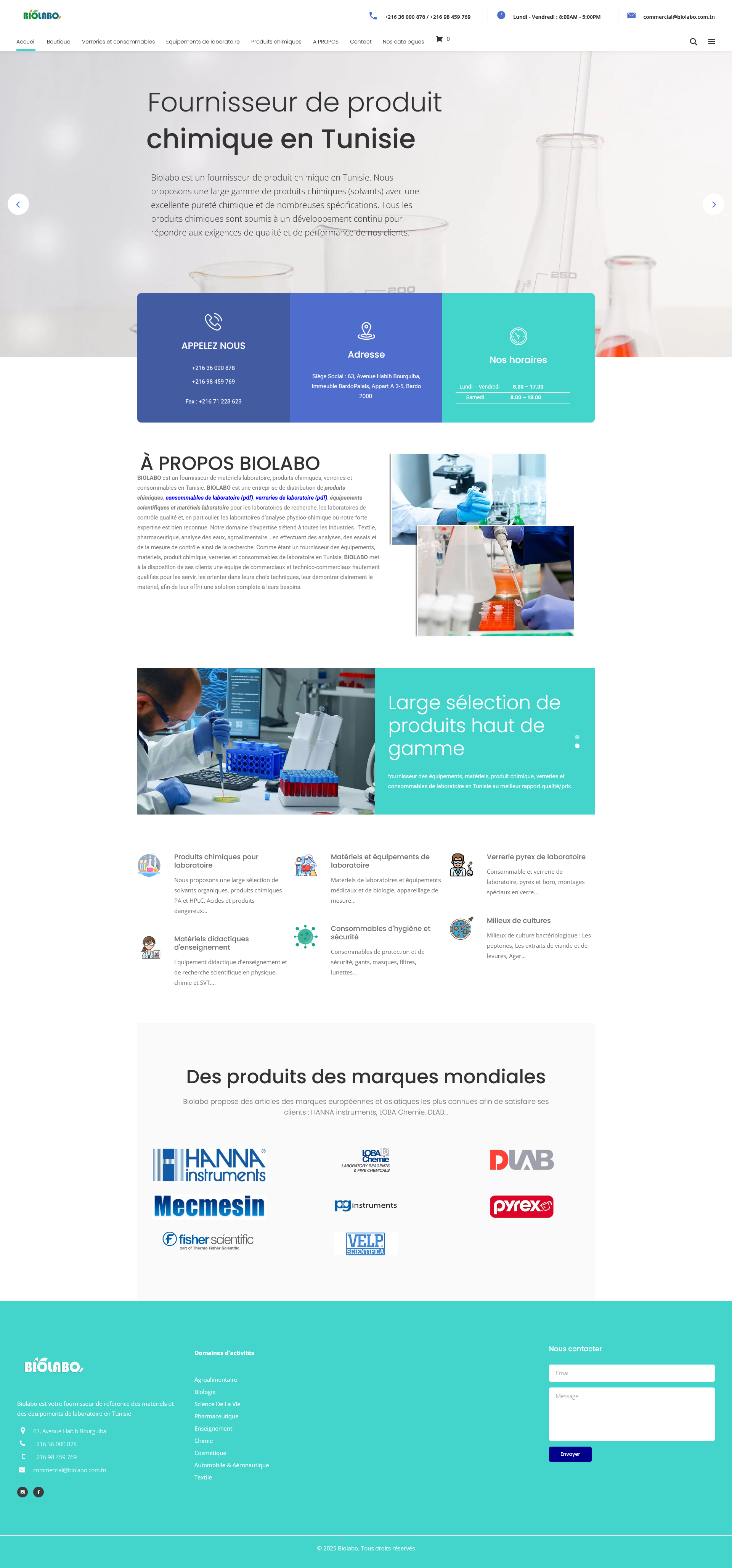 Biolabo website